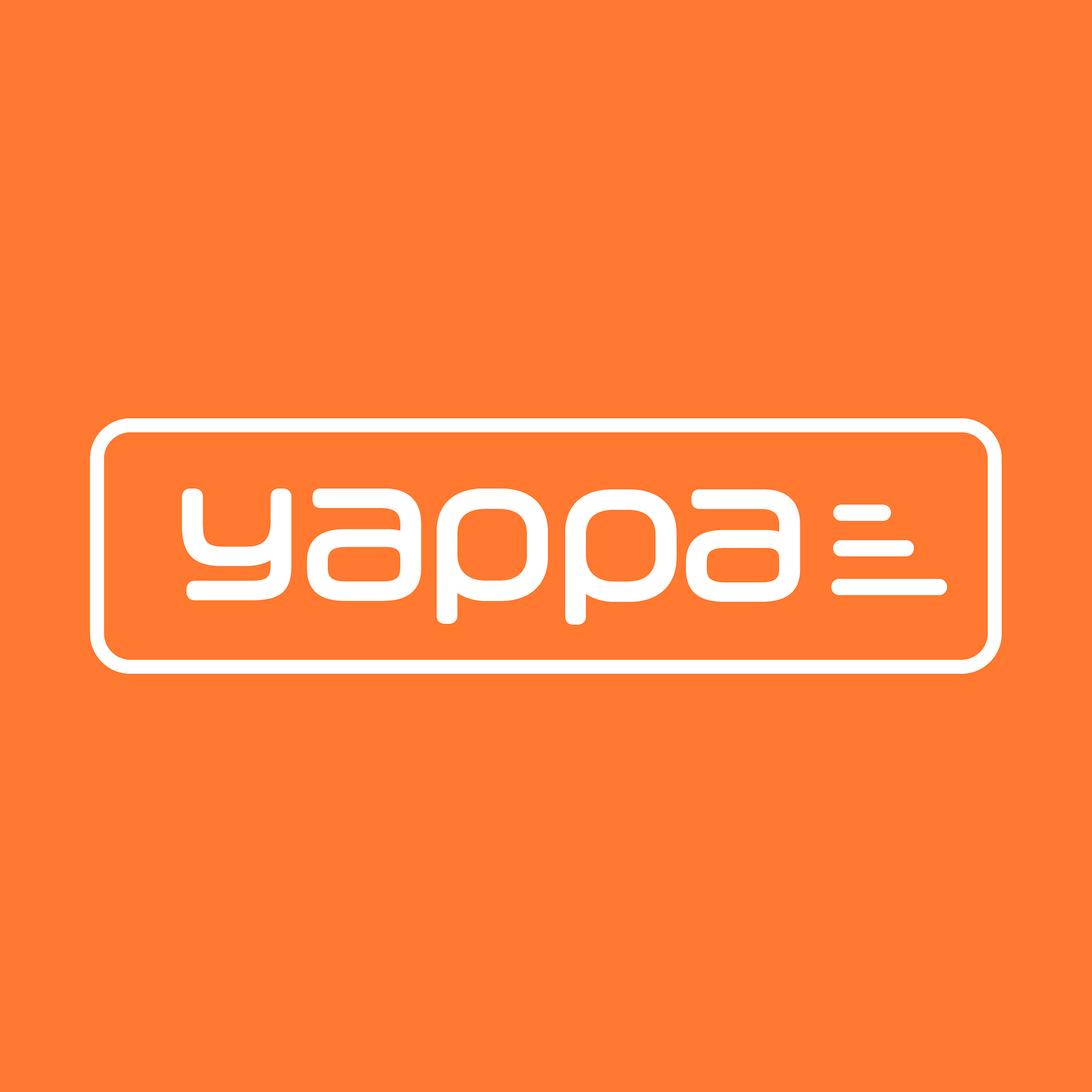 Logo Yappa Fondo Naranja